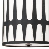 Four Light Pendant by Crystorama - Royston Collection, Black Finish - ROY-805-BK