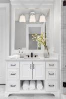 Three Light Bath by Crystorama - Fulton Collection, Polished Nickel Finish - FUL-913-PN