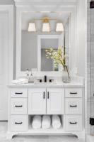 Three Light Bath by Crystorama - Fulton Collection, Antique Gold Finish - FUL-913-GA