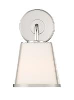 One Light Wall Sconce by Crystorama - Fulton Collection, Polished Nickel Finish - FUL-911-PN