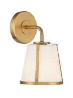 One Light Wall Sconce by Crystorama - Fulton Collection, Antique Gold Finish - FUL-911-GA