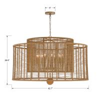 12 Light Chandelier by Crystorama - Jayna Collection, Burnished Silver Finish - JAY-A5009-BS