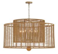12 Light Chandelier by Crystorama - Jayna Collection, Burnished Silver Finish - JAY-A5009-BS