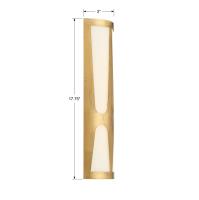 Two Light Wall Sconce by Crystorama - Royston Collection, Antique Gold Finish - ROY-802-GA
