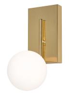 LED Wall Sconce by AFX Lighting - Metropolitan Collection, Satin Brass Finish - METS0512L30D1SB