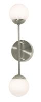 LED Wall Sconce by AFX Lighting - Pearl Collection, Satin Nickel Finish - PRLS0418L30D1SN