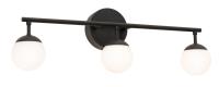 LED Vanity by AFX Lighting - Pearl Collection, Black Finish - PRLV2408L30D1BK