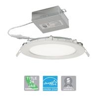 LED Flush Mount by AFX Lighting - Tuck Collection, White Finish - TUCF06LAJD1WH