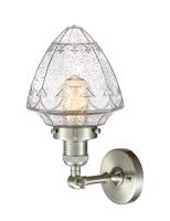 LED Wall Sconce by Innovations - Franklin Restoration Collection, Brushed Satin Nickel Finish - 203-SN-G664-7-LED