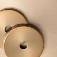 Three Light Semi Flush Mount by Crystorama - Othello Collection, Vibrant Gold Finish - 6623-VG-CL-MWP_CEILING