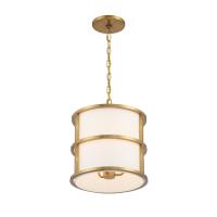 Three Light Pendant by Crystorama - Hulton Collection, Luxe Gold Finish - 9593-LG