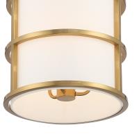 Three Light Pendant by Crystorama - Hulton Collection, Luxe Gold Finish - 9593-LG