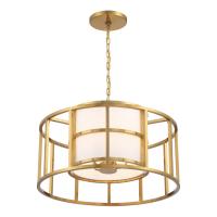 Five Light Chandelier by Crystorama - Hulton Collection, Luxe Gold Finish - 9595-LG