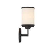 Two Light Wall Sconce by Crystorama - Bryant Collection, Black Forged Finish - BRY-8002-BF