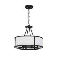 Four Light Chandelier by Crystorama - Bryant Collection, Black Forged Finish - BRY-8004-BF