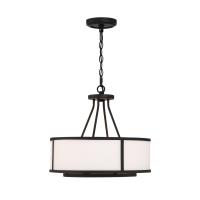 Four Light Chandelier by Crystorama - Bryant Collection, Black Forged Finish - BRY-8004-BF