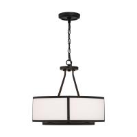 Four Light Chandelier by Crystorama - Bryant Collection, Black Forged Finish - BRY-8004-BF