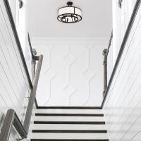 Four Light Semi Flush Mount by Crystorama - Bryant Collection, Black Forged Finish - BRY-8004-BF_CEILING