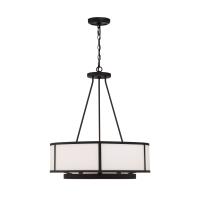 Six Light Chandelier by Crystorama - Bryant Collection, Black Forged Finish - BRY-8006-BF