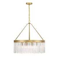 Eight Light Chandelier by Crystorama - Emory Collection, Modern Gold Finish - EMO-5406-MG