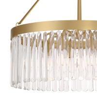 Eight Light Chandelier by Crystorama - Emory Collection, Modern Gold Finish - EMO-5406-MG
