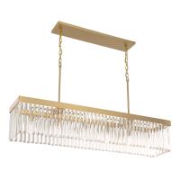 Six Light Chandelier by Crystorama - Emory Collection, Modern Gold Finish - EMO-5407-MG