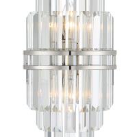 Two Light Wall Sconce by Crystorama - Hayes Collection, Polished Nickel Finish - HAY-1402-PN