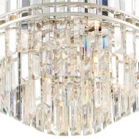 12 Light Chandelier by Crystorama - Hayes Collection, Polished Nickel Finish - HAY-1405-PN