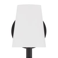 One Light Wall Sconce by Crystorama - Payton Collection, Black Forged Finish - PAY-921-BF