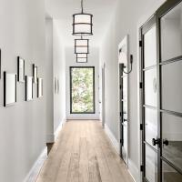 One Light Wall Sconce by Crystorama - Payton Collection, Black Forged Finish - PAY-921-BF