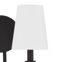 Two Light Wall Sconce by Crystorama - Payton Collection, Black Forged Finish - PAY-922-BF