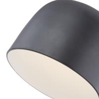 LED Flush Mount by Kuzco Lighting - Cayne Collection, Black/White Finish - FM44912-BK/WH