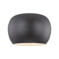 LED Flush Mount by Kuzco Lighting - Croft Collection, Black/White Finish - FM44614-BK/WH