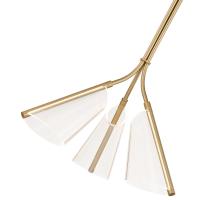 LED Pendant by Kuzco Lighting - Mulberry Collection, Brushed Gold/Light Guide Finish - PD62622-BG/LG