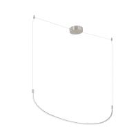 LED Pendant by Kuzco Lighting - Talis Collection, Brushed Nickel Finish - LP89036-BN