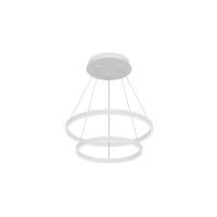 LED Chandelier by Kuzco Lighting - Cerchio Collection, White Finish - CH87824-WH