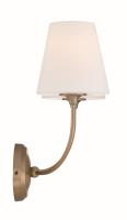 Two Light Wall Sconce by Crystorama - Sylvan Collection, Vibrant Gold Finish - 2442-OP-VG