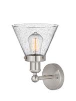 One Light Wall Sconce by Innovations - Edison Collection, Brushed Satin Nickel Finish - 616-1W-SN-G44