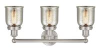 Three Light Bath Vanity by Innovations - Edison Collection, Brushed Satin Nickel Finish - 616-3W-SN-G58