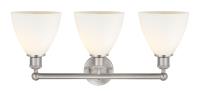 Three Light Bath Vanity by Innovations - Edison Collection, Brushed Satin Nickel Finish - 616-3W-SN-GBD-751