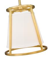 One Light Pendant by Z-Lite - Lenyx Pendant Collection, Rubbed Brass Finish - 1935MP-RB