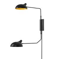 Two Light Wall Sconce by Z-Lite - Bellamy Collection, Matte Black Finish - 1942-2S-MB