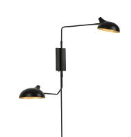 Two Light Wall Sconce by Z-Lite - Bellamy Collection, Matte Black Finish - 1942-2S-MB