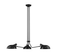 Three Light Chandelier by Z-Lite - Bellamy Collection, Matte Black Finish - 1942-3MB