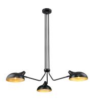 Three Light Chandelier by Z-Lite - Bellamy Collection, Matte Black Finish - 1942-3MB
