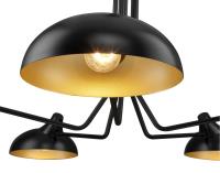 Five Light Semi Flush Mount by Z-Lite - Bellamy Collection, Matte Black Finish - 1942-5SF-MB