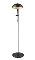 One Light Floor Lamp by Z-Lite - Bellamy Collection, Matte Black Finish - 1942FL-MB