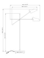 One Light Floor Lamp by Z-Lite - Bellamy Collection, Matte Black Finish - 1942FL-MB
