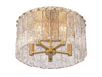 Five Light Flush Mount by Z-Lite - Glacier Collection, Modern Gold Finish - 1943F16-MGLD