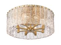 Eight Light Flush Mount by Z-Lite - Glacier Collection, Modern Gold Finish - 1943F20-MGLD